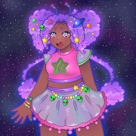 Fanart of the idol PAiDA✩パイダ